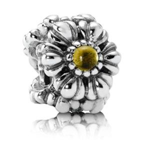 Pandora peridot flower charm